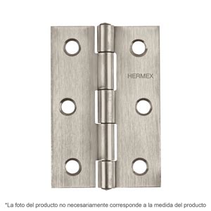 Br Truper Bisagra Rectangular Acero Inoxidable Hermex