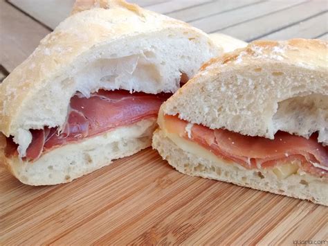 Sandes de Presunto e Queijo da Serra Iguaria Receita e Culinária