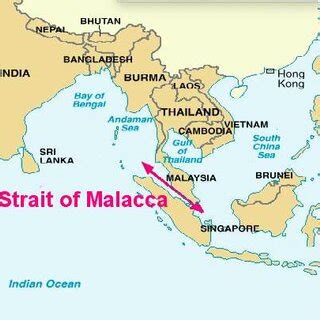 Strait of Malacca Map | Download Scientific Diagram