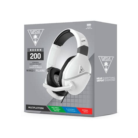 Headset Turtle Beach Recon 200 Branco Ps4 Ps5 Shock Games