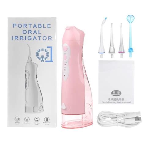 Rose Dernier Irrigateur Buccal Portable Jet Eau Pour Les Dents