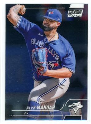 2022 Topps Stadium Club Chrome Alek Manoah Toronto Blue Jays 25 EBay