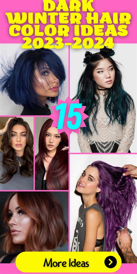 Dark And Sultry Winter Hair Color Ideas For Winter Hair