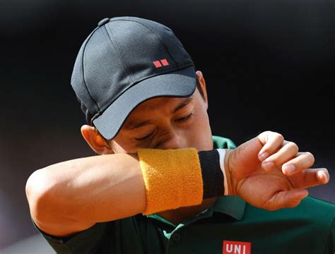 テニスの全仏オープン男子シングルス準々決勝、：男子テニス 錦織圭 写真特集：時事ドットコム