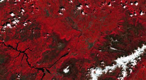 Satellitenbild Des Monats Juni Prizren Republik Kosovo