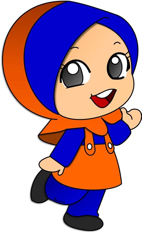 Cute easy doodles, Anime muslim, Cartoon clip art