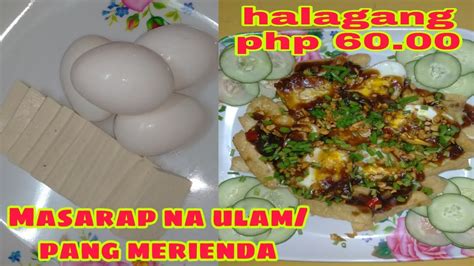 Tipid Tips Pang Ulam O Pang Merienda Sa Halagang Php 6000 Youtube