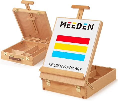 Amazon MEEDEN Extra Large Tabletop Easel Solid Beech Wood Table