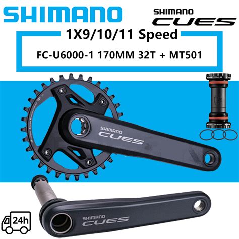 Shimano Cues U Crankset X Speed Mm Crank T Chainring