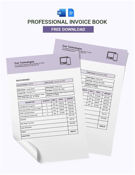 Free Rent Invoice Templates Edit Online And Download