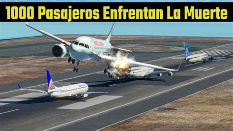 Colisión de 5 aviones en la pista de aterrizaje La peor pesadilla