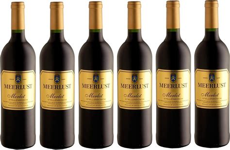 Meerlust Merlot Case Of 6 Bottles X 750ml Uk Grocery