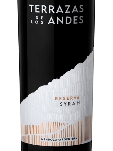 Terrazas De Los Andes Reserva Syrah Vivino United Kingdom