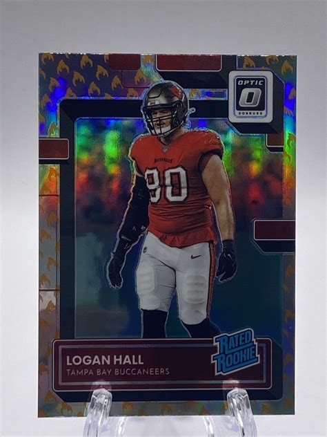 Optic Rated Rookie Logan Hall Cade Otton Fire Prizm