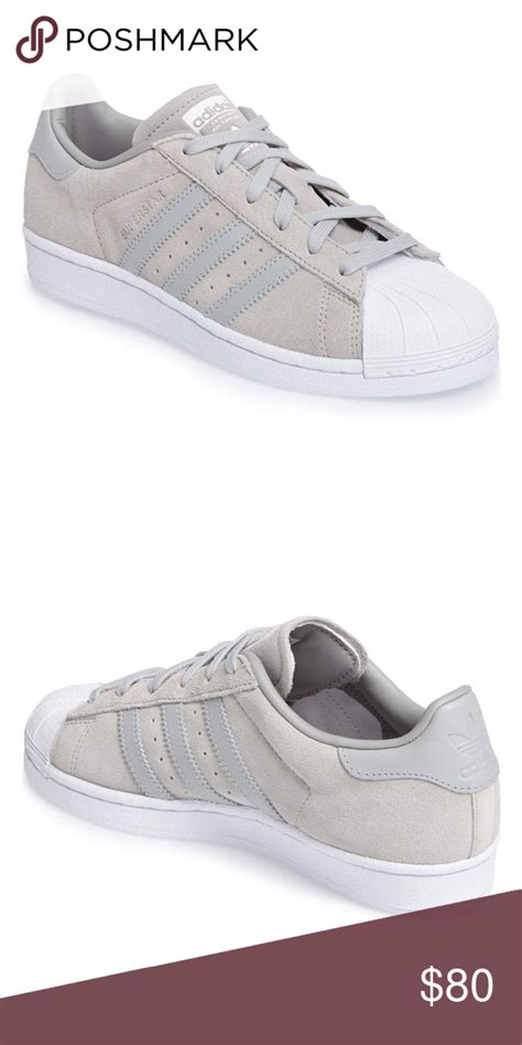 Adidas Superstars Grey Suede Adidas Superstar Grey Shoes Sneakers