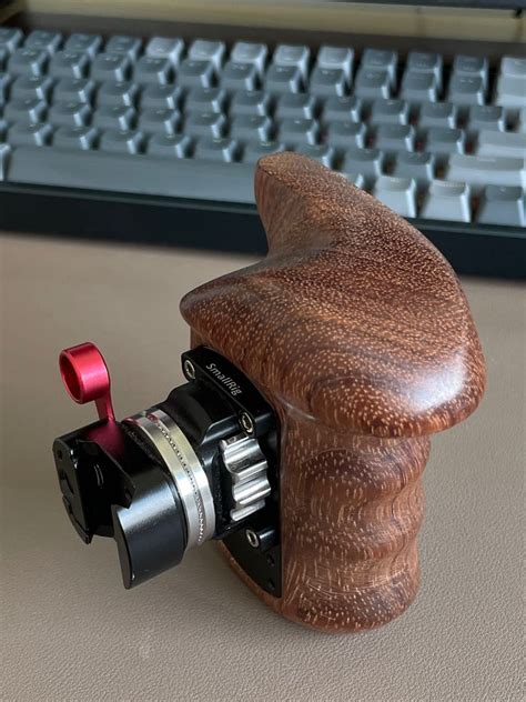 Smallrig Wooden Left Side Handle With Arri Rosette And Nato Rail