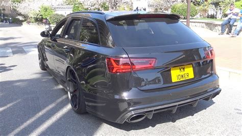 Slammed 740hp Audi Rs6 C7 W Straight Piped Milltek Exhaust Youtube