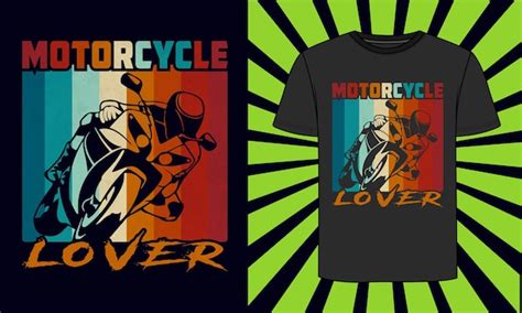 Premium Vector A Motorcycle Shirt That Says Love On It