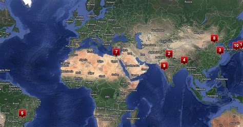 Biggest Megacities In The World Scribble Maps