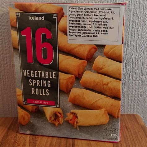 Iceland Foods Vegetable Spring Rolls Reviews Abillion