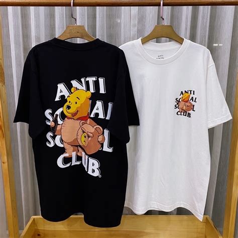 Camiseta T Shirt Unissex Algod O Anti Social Club Pink Scribble