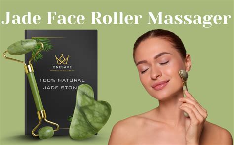 Jade Roller And Gua Sha Set Face Roller With Gua Sha Stone For Women