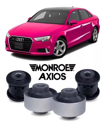 Kit Bucha Bandeja Dianteira Audi A3 2014 2015 2016 17 Axios Frete grátis