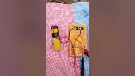 Digital Multimeter Ka Use Karke Battery Ka Voltage Check From India Short Video Youtube