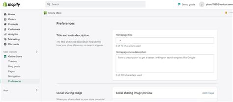How To Change Title And Meta Description In Shopify