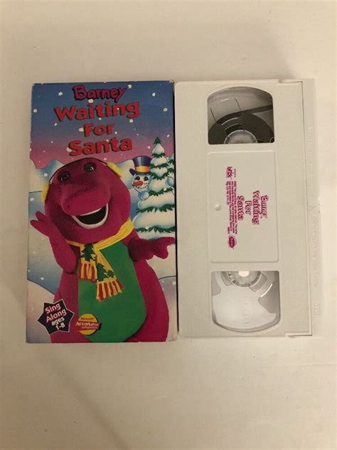 Barney Waiting For Santa Vhs Tested Rare Vintage Collectible Ships N 24 Hours 9786301697743 Ebay