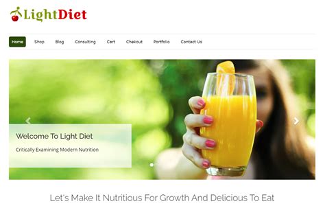 Best Nutrition Wordpress Themes For Your Website