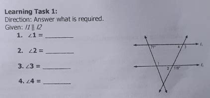 Solved Learning Task 1 Direction Answer What Is Required Given 1