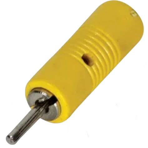 2mm Banana Male Jack Connector Yellow Srk Electronics