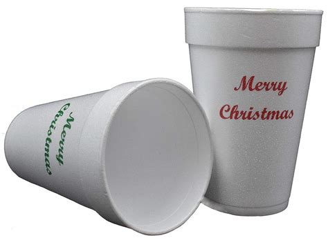 Buy Pantryware Essentials 16 Oz White Foam Cups Withmerry Christmas