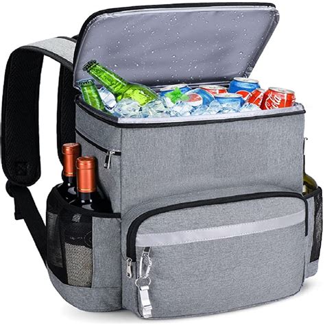 Cans Insulated Waterproof Leak Backpack Cooler Bag For Camping