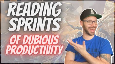 Reading Sprints Of Dubious Productivity Youtube