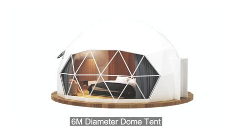 Outdoor Igloo Geodesic Dome Glamping Tents Waterproof Luxury Hotel