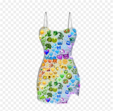 Emojidress Emoji Emojis Day Dress Clothing Apparel Birthday Cake Hd