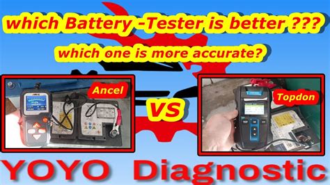 Battery Tester Which One Is More Accurate Ancel Ba Vs Topdon