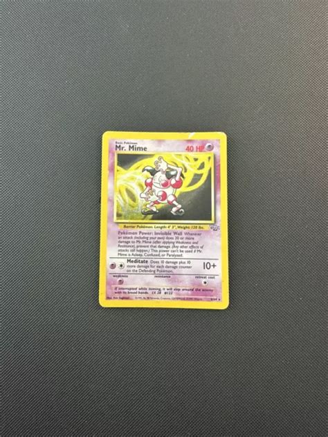 POKÉMON KARTE PANTIMOS Jungle Mr Mime 6 64 Dschungel Holo EN Pokemon