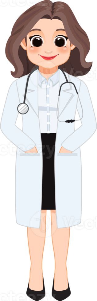 Female Doctor in Uniform clipart, Professional medical workers ...