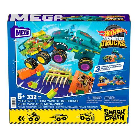 Mega Construx Spill Hot Wheels Monster Trucks Pista Mega Wrex Kidinn