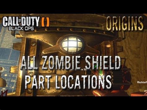 Black Ops Zombies Origins How To Build Zombie Shield All Zombie