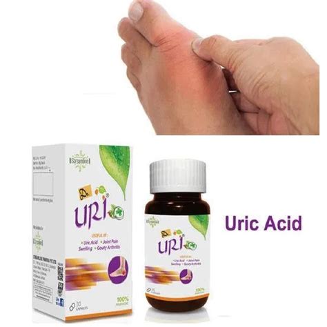 Uric Acid Gout Capsule Packaging Type Bottle At Rs Bottle In