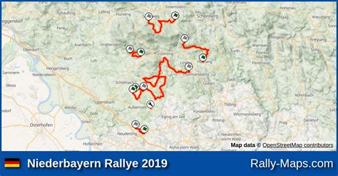 Mapy Zaplanuj Niederbayern Rallye 2019 RajdTrasa Pl