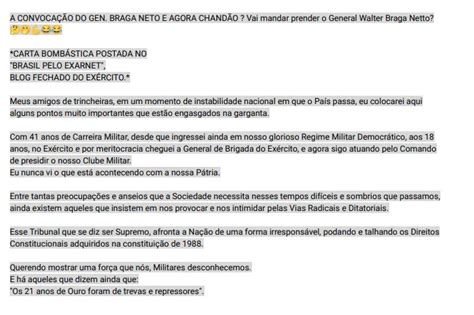 Cinco Meses Ap S O De Janeiro Mensagens Golpistas Voltam A Crescer