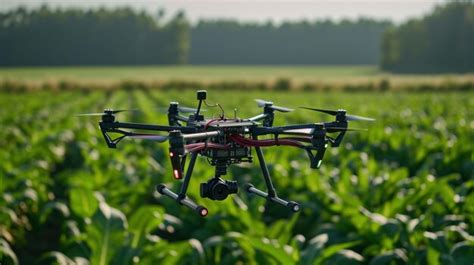 Premium Photo Drones Equipped With Advanced Sensors For Efficient Crop Monitoring