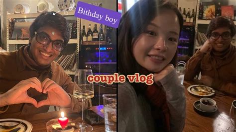 International Couple Vlog I 바쁜 인도남자친구 생일 챙겨주기 🥳 Indiankoreancouple 한국