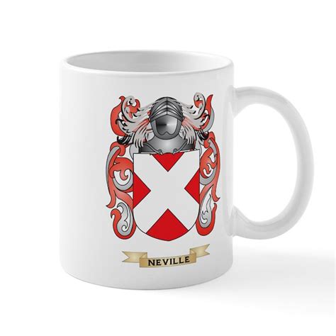 Neville Coat of Arms (Family Crest) 11 oz Ceramic Mug Neville Coat of ...