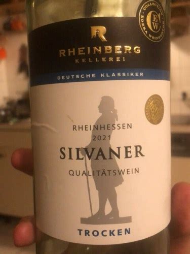 Rheinberg Kellerei Silvaner Trocken Vivino